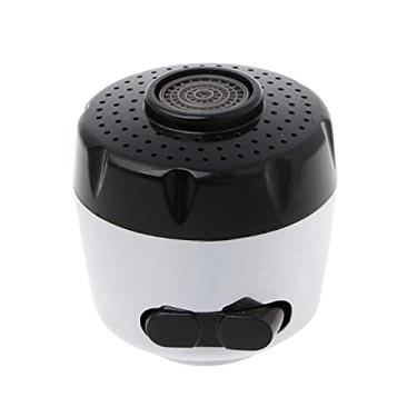 Imagem de Aerador de torneira de 22 mm borrifador borbulhador filtro economizador de água de dois modos, preto