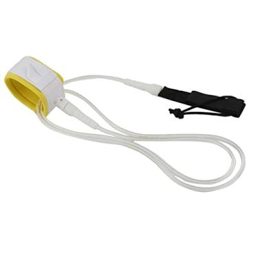Imagem de Amagogo Vários 8' 10' 12' Prancha de Surf Leash Corda 6mm Dupla Giratória em aço Inoxidável, Limpar branco 6 ft, como descrito