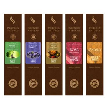 Imagem de Kit Incensário de Bambú + 5 Incensos Naturais - Natural Company