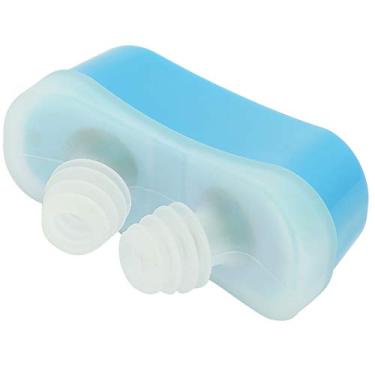 Imagem de Dispositivo Anti-ronco Elétrico Com Ventilador de Vórtice Duplo, Plugue Nasal de Silicone Macio, Design Humanizado para um Sono Confortável (LF-02 azul)