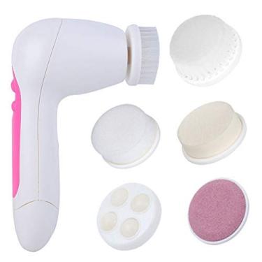 Imagem de Kit de escova de limpeza facial, poros faciais à prova d'água, limpeza profunda, esfoliação suave, instrumento de esfregar com cabeças de massagem