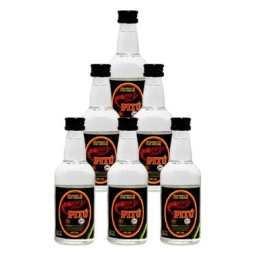 Imagem de Miniatura Cachaça Aguardente Pitú 50ml 6 Unidades
