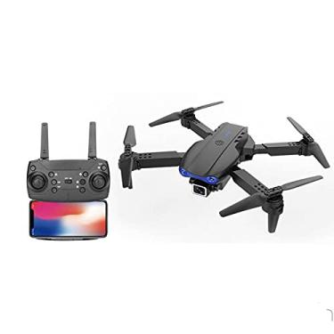 Imagem de E99 Pro Drone with 4K UHD Dual Cameras WiFi FPV Live Video, Foldable Mini Aerial Photography Drone with Brushless Motor, One Key Return, Altitude Hold, Headless Mode (Single Camera (Black))