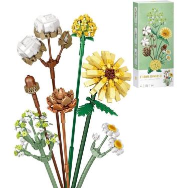 Imagem de Conjunto de blocos de construção Panegy Flower Bouquet para adultos