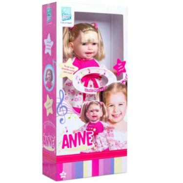 Imagem de Boneca Anne Cante Comigo 42cm Fala E Canta 333 - Super Toys
