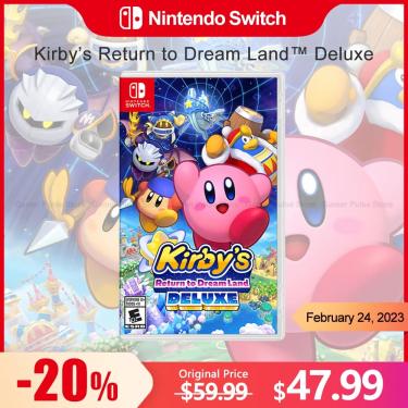 Imagem de Kirby Return to Dream Land Deluxe jogos nintendo switch  cartão de Jogo Físico Oficial para Nintendo