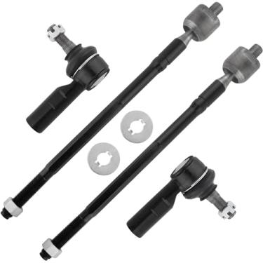 Imagem de MYSMOT ES2382 EV303 Extremidades de direção frontal interna e externa para Chevrolet Prizm 1998-2002 Geo Prizm 1993-1997 Toyota Corolla 1993-2002 Rav4 1996-2000, pacote com 4