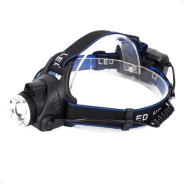 Imagem de Lanterna De Cabeça T6 Zoom Farol Bike Recarregável Profissional Tática Mundo Compras