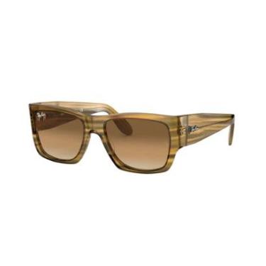 Imagem de Óculos Solar Ray Ban Wayfarer Nomad Rb2187 131351 54  Riscado Lente Marrom Degrade-Unissex