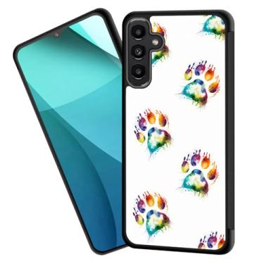 Imagem de ZQLPLZR Capa para Galaxy A35 5G, bordas antiderrapantes para pneus, design fofo, à prova de choque, proteção total, capa traseira preta para Samsung Galaxy A35 5G 6,6 polegadas 2024, linda estampa de