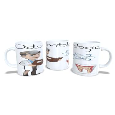 Imagem de Canecas de Porcelana Personalizadas Profissões 6 (Odontologia)
