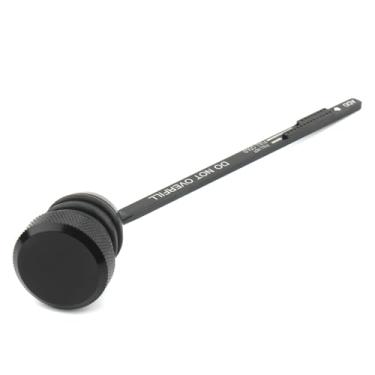 Imagem de FINMOKAL Vareta de óleo de motocicleta preta para substituição do medidor de nível do tanque de óleo do motor para Evo Harley Davidson Touring 1993-1998