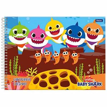 Imagem de Caderno Cartografia C/D 96 Folhas Baby Shark Foroni