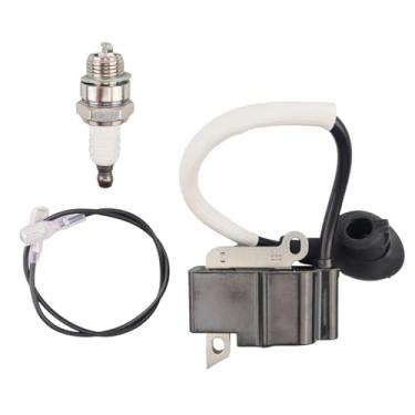 Imagem de Bobina de ignição 11444001301 com vela de ignição para motosserra MS661