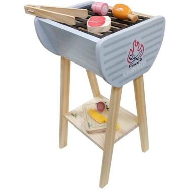 Imagem de Churrasqueira Infantil De Madeira Brinquedo Lúdico New Art