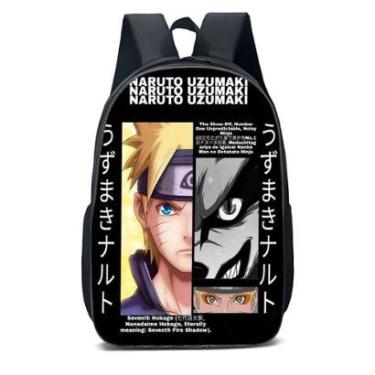 Imagem de MOCHILA ESCOLA INFANTIL JUVENIL ANIME NARUTO UZUMAKI-Unissex