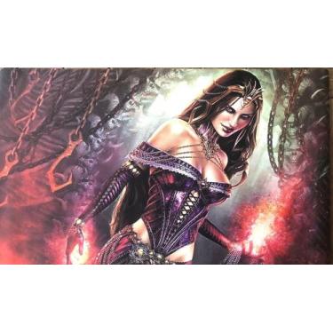 Imagem de Mousepad Gamer Liliana do Véu Mgic The Gathering 58cm x 30cm - Dê Atel