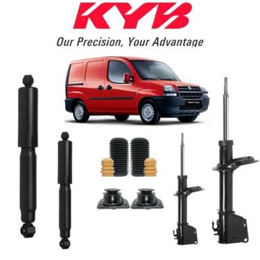 Imagem de Amortecedor Kayaba Doblo Cargo 16V 1.6 Original Traseiro+Dianteiro+Kit