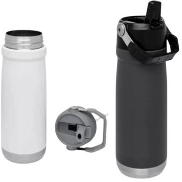Imagem de Garrafinha Isolada 610ml Para Água Gelada e Bebidas Quentes em Aço Ino