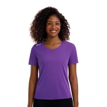 Imagem de Camiseta Corre Olympikus Feminina, Roxo, P