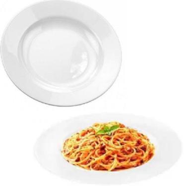 Imagem de 2 Pratos Fundo Melamina 25,5cm Festas Buffet Restaurantes - Lyor