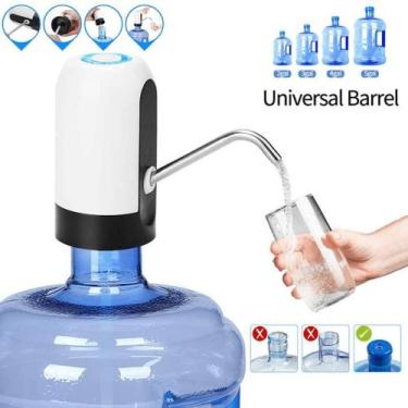 Imagem de Bomba de Água Elétrica Carregamento USB Para Água Potável Preto 44005 
