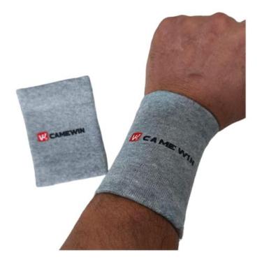 Imagem de Par De Munhequeira Suporte Pulso Esportes Academia Ligamento - Camewin