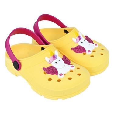 Imagem de Sandália Babuche Infantil Menina Unicórnio Cores Diversas - MENINA MEL