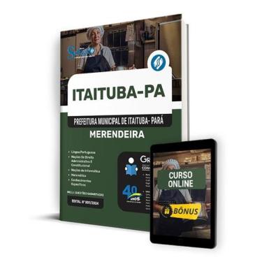 Imagem de Apostila Prefeitura de Itaituba - PA 2024 - Merendeira - Editora Soluç