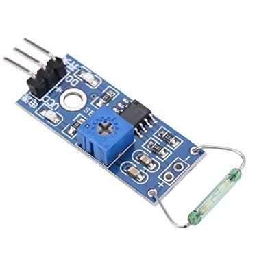 Imagem de 4pcs Reed Sensor Module Kit DIY para Interruptor Magnético Normalmente Aberto Comparador de Ampla Tensão LM393 Placa PCB Pequena Saída Digital para Máquina de