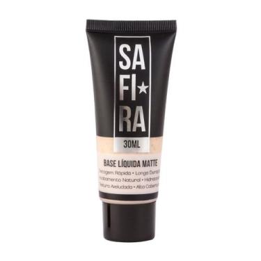 Imagem de Base Líquida Matte Nº 02 Alta Cobertura 30ml Basic Safira - SAFIRA COS