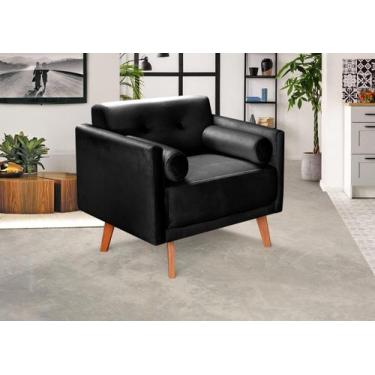 Imagem de Poltrona Moderna Decoração Sala, Varanda, Recepção Luma - BELLA DECOR