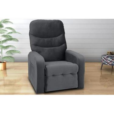 Imagem de Poltrona do Papai Reclinável Punto Cinza Matrix