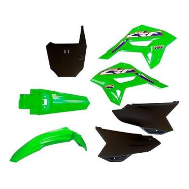 Imagem de Kit Plástico Amx Roupa Crf 230f Com Number F21, Verde - Preto - Verde,