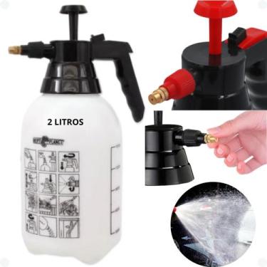 Imagem de Pulverizador Portátil Manual Grande 2 Litros Pressão Casa Insulfilme -