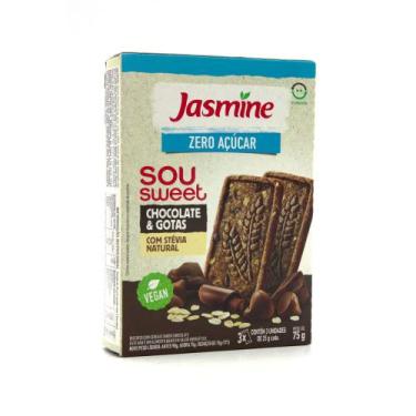 Imagem de Biscoito Sou Sweet Chocolate Com Gotas Sem Açúcar Jasmine 75g