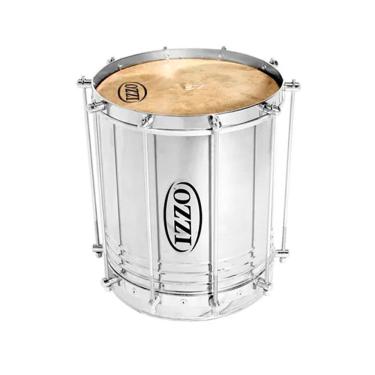 Imagem de Cuíca Alumínio Izzo C/ Pele Animal 10`` X 30 Cm 7097