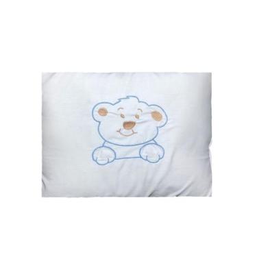Imagem de Travesseiro Bebê Bordado Infantil 30x40 Sono Leve Luma Baby - Lumababy