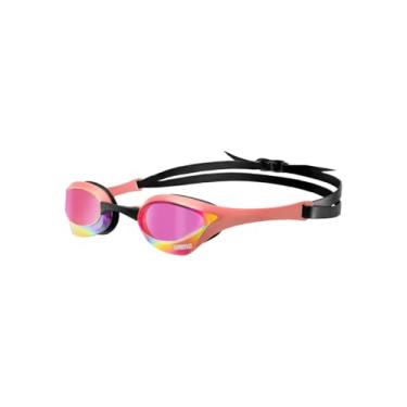 Imagem de arena Óculos De Natação Unissex Cobra Ultra Swipe Racing Para Homens E Mulheres, Tecnologia Antiembaçamento, Lentes Espelhadas De Policarbonato, Violeta/Coral