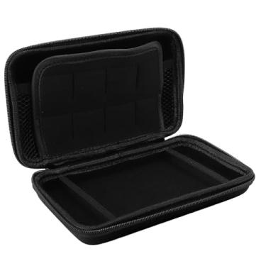 Imagem de Estojo de Transporte para Console de Jogos para Novo 3DS XL, Estojo Protetor de Viagem Rígido Com Bolso Interno de 8 Slots para Jogos (BLACK)