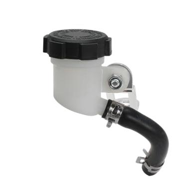 Imagem de LE LEFOSSI Reservatório de fluido de freio de motocicleta universal motocicleta freio embreagem cilindro mestre bomba de freio tanque copo de óleo com suporte