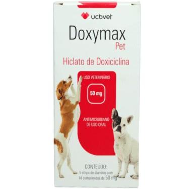 Imagem de Doxymax Pet 50mg Para Cães Com 70 Comprimidos ucbvet
