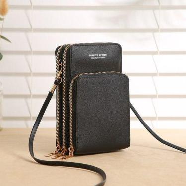Imagem de Bolsa E Carteira Feminina Com Alça E Porta Celular Da Moda - Tem Tudo 