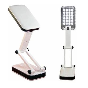 Imagem de Luminária de Led Dobrável Retrátil Recarregável P/ Mesa Escritório Lei