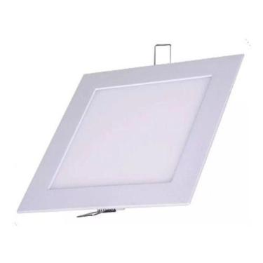 Imagem de Luminária Painel Slim Led 18w Embutir Quadrado 6500k C/driv - oem, Bra