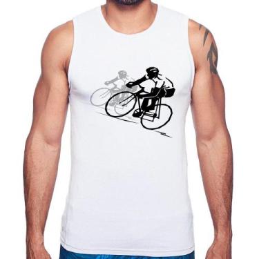 Imagem de Regata Bike Corrida - Foca na Moda, Branco, M