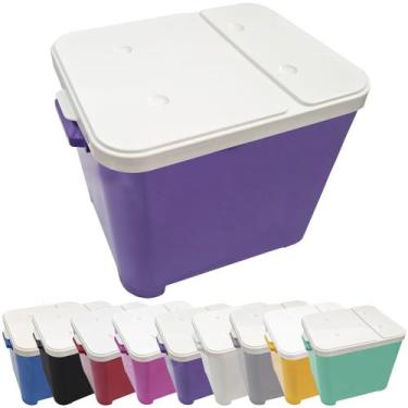 Imagem de Container Porta Ração Canister Plástico com Tampa Protege Conserva Fur