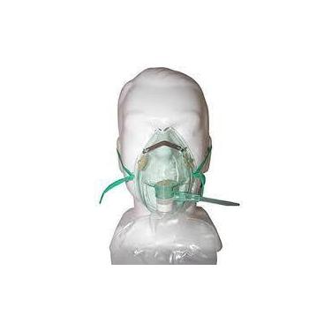 Imagem de Kit com 05 mascaras de oxigênio com reservatório (sem reinalação) J.G 