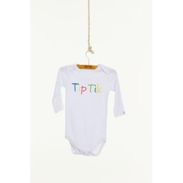 Imagem de Body Infantil TipTiK Manga Longa - Tip Tik, Branco, G