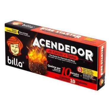 Imagem de Acendedor de Carvão e Lenha Para Churrasco Churrasqueira Lareira 10 Un